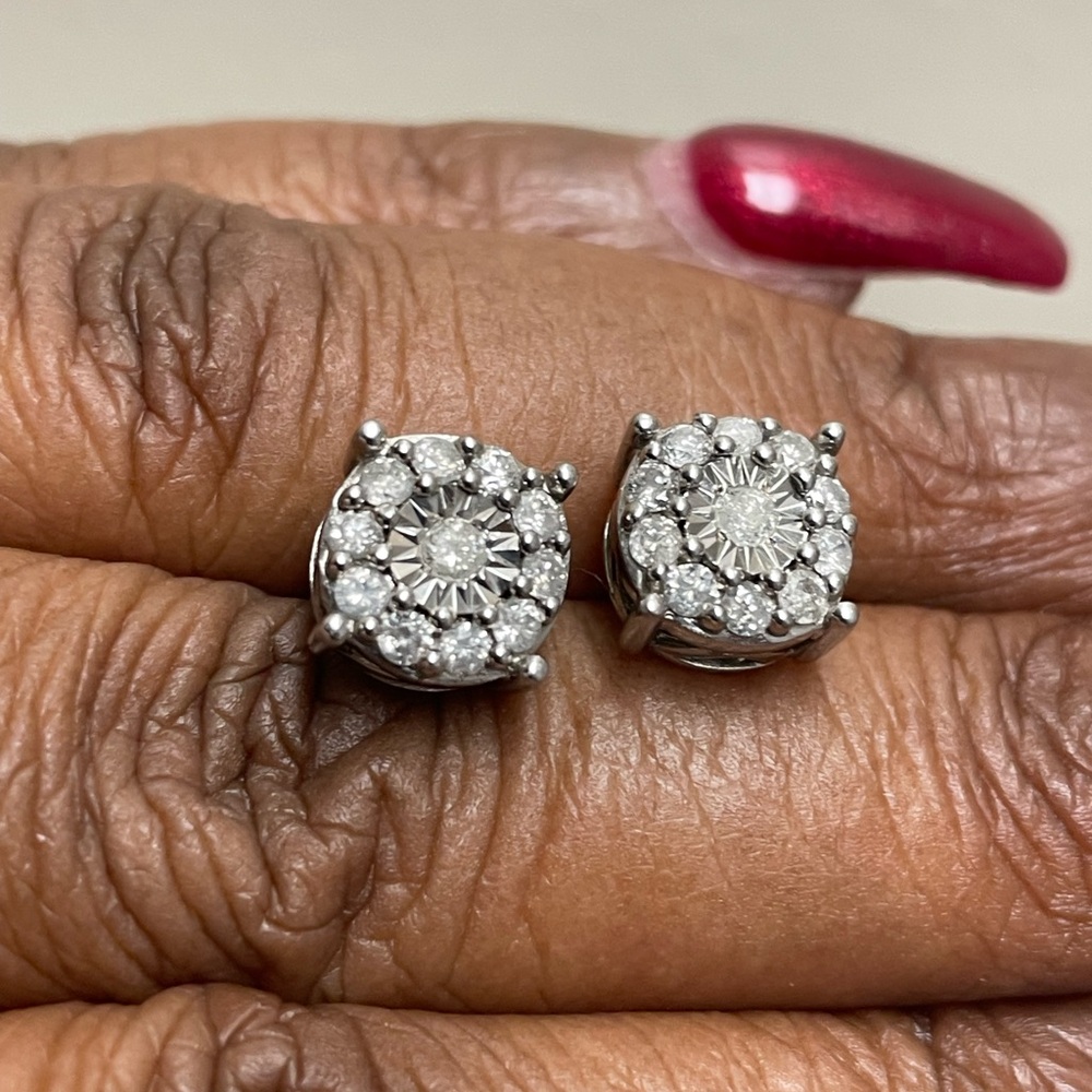 Real! Diamonds Large Earrings